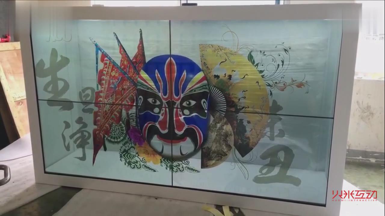 透明拼接屏展示柜合集