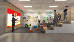 鎮(zhèn)江潤(rùn)州法院家風(fēng)教育主題館設(shè)計(jì)效果圖-LED大屏